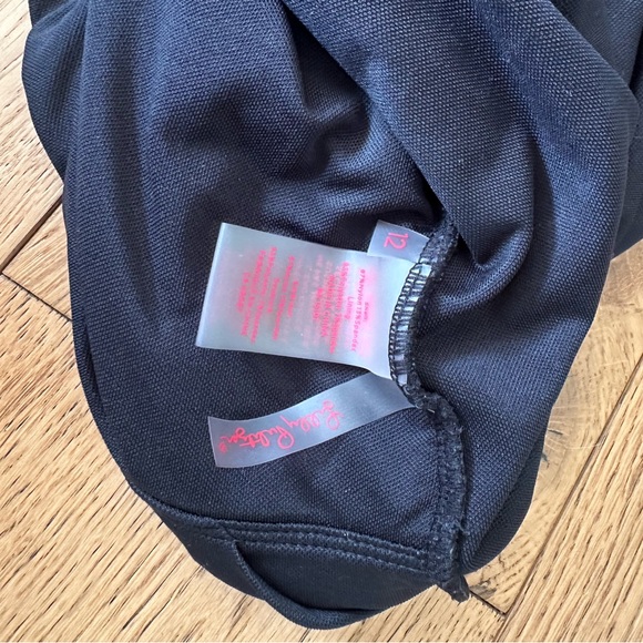 Lilly Pulitzer Kibali Black One-Piece Swimsuit black Onyx size 12 EUC - Picture 7 of 9